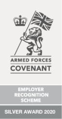 Image showing the Defence Employers' Recognition Scheme Silver Level accreditation 2020