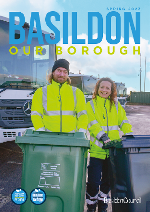 Basildon Our Borough magazine - front cover - Spring 2023