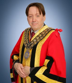Decorative image showing Mayor of Basildon