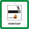 Image of a fire resistant tag