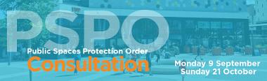 Decorative image showing PSPO consultation web banner