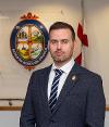Decorative image showing Councillor Gavin Callaghan, Leader of Basildon Council