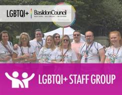 Image - a photo of Basildon Council's LGBTQi+ Staff Group