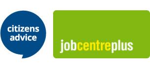 Image showing Citizens Advice and Job Centre Plus Brand Logos